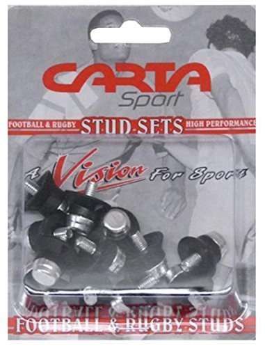 CARTA SPORT Ersatzstollen für Fußballschuhe PU Aluminium Stollen 12 Stück